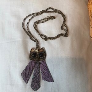 Owl pendant necklace